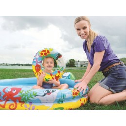 Bestway rinkinys plaukimo baseino irklavimo baseinas su kamuoliu 122cm 51124