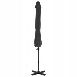 Garden umbrella with portable base, anthracite