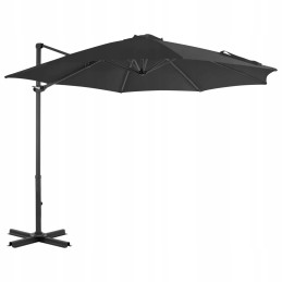 Garden umbrella with portable base, anthracite