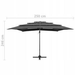 Large garden umbrella foldable garden terrace balcony