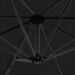 Large folding garden umbrella with base garden
