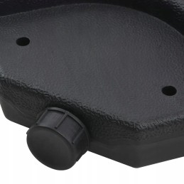 Vidaxl Garden Parasol with Portable Base Anthracite