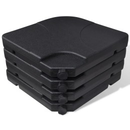 Sodo skėtis 3,25 m, baltas, aliuminis su pagrindu