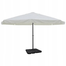 Garden umbrella 3.25m x 5m, white, aluminum frame