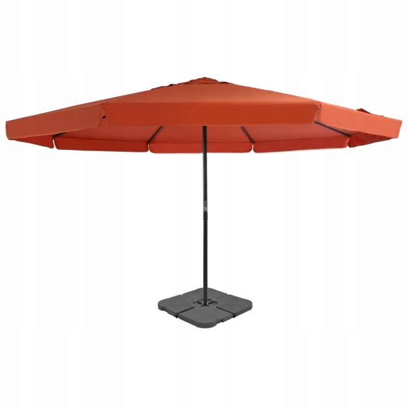 Alumiiniumist aiavari 3,85 m x 5 m terrakota