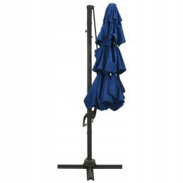 Large foldable garden umbrella adjustable 3x3 m