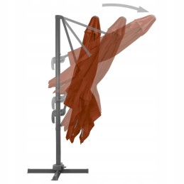 Large foldable patio garden umbrella 300x300 cm