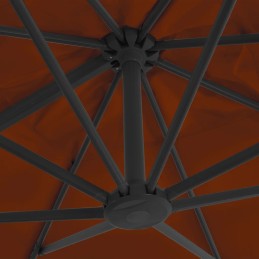 Large foldable patio garden umbrella 300x300 cm