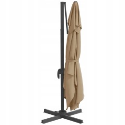 Folding garden umbrella on a solid pole for a terrace, garden, balcony, 300x300cm