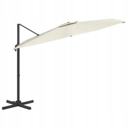 Folding garden umbrella on a solid pole for a terrace, garden, balcony, 300x300cm