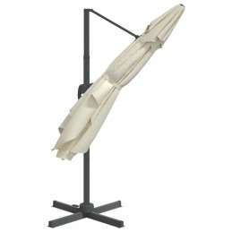 Folding garden umbrella on a solid pole for a terrace, garden, balcony, 300x300cm