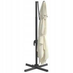 Folding garden umbrella on a solid pole for a terrace, garden, balcony, 300x300cm