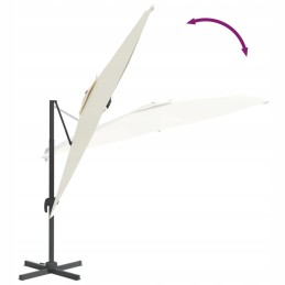 Folding garden umbrella on a solid pole for a terrace, garden, balcony, 300x300cm