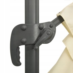 Folding garden umbrella on a solid pole for a terrace, garden, balcony, 300x300cm
