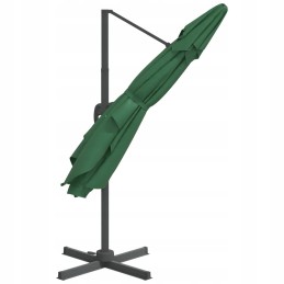 Folding garden umbrella on a solid pole for a terrace, garden, balcony, 300x300cm