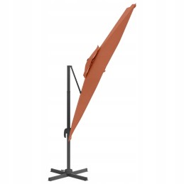 Folding garden umbrella on a solid pole for a terrace, garden, balcony, 300x300cm