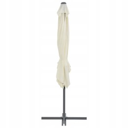Folding garden umbrella on a solid pole for a terrace, garden, balcony
