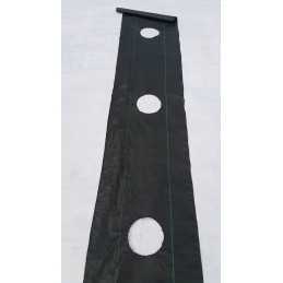 Žemės ūkio audinys, skylutės tujoms, mėlynėms, 60 cm į metrą