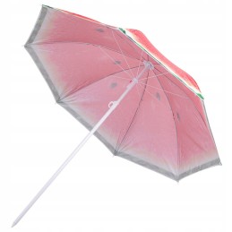 Folding sun umbrella 180cm garden balcony with tilt function watermelon