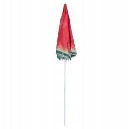 Folding sun umbrella 180cm garden balcony with tilt function watermelon