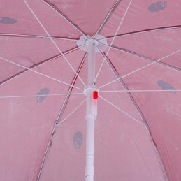 Folding sun umbrella 180cm garden balcony with tilt function watermelon