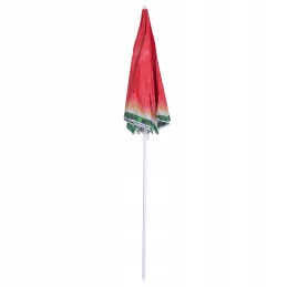 Folding sun umbrella 180cm garden balcony with tilt function watermelon