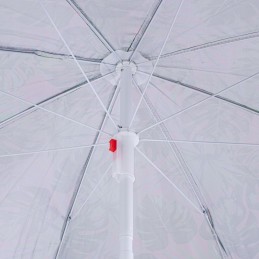 Saliekams saulessargs 180cm dārza balkonam ar lapu noliekšanas funkciju