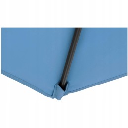 Zils sānu dārza lietussargs ar kloķi 300 x 290cm upf 50+