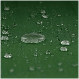 Hanging garden umbrella green 300cm upf 50 tilting on side arm