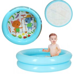 Baseinas vaikiškas baseinas vaikams, mažas mėlynas, skirtas plaukimo malonumui, 61 cm