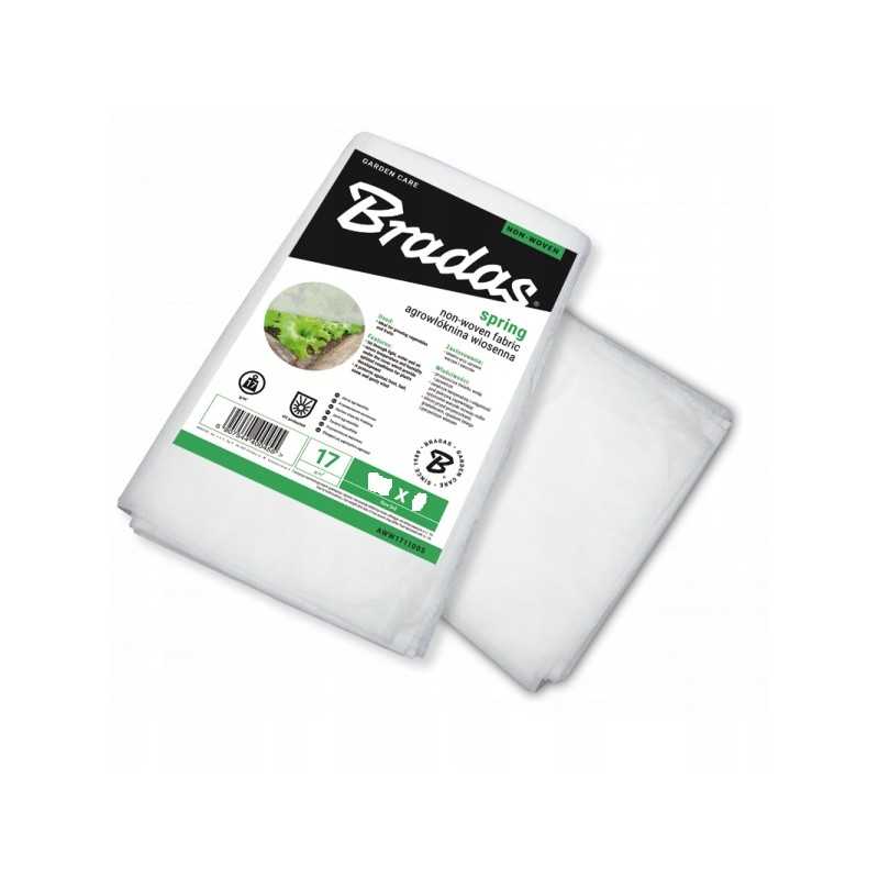 Bradas auginimo audinys 17 spyruoklinis baltas 3 2 x 10m