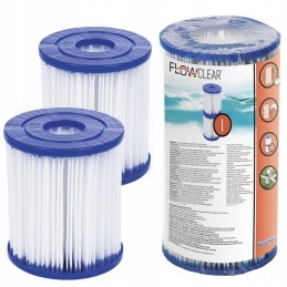 2x filtras tipo i bestway 58093 filtro siurbliui