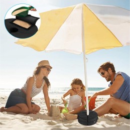 Garden umbrella base for garden umbrella load base stand