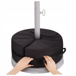 Garden umbrella base for garden umbrella load base stand