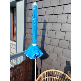 Tugev, suur aiaga rannavari, 180 cm, sinine