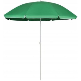 Strong large garden beach umbrella 180 cm in green