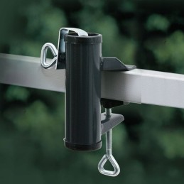 Umbrella holder for balcony railing anthracite 35mm