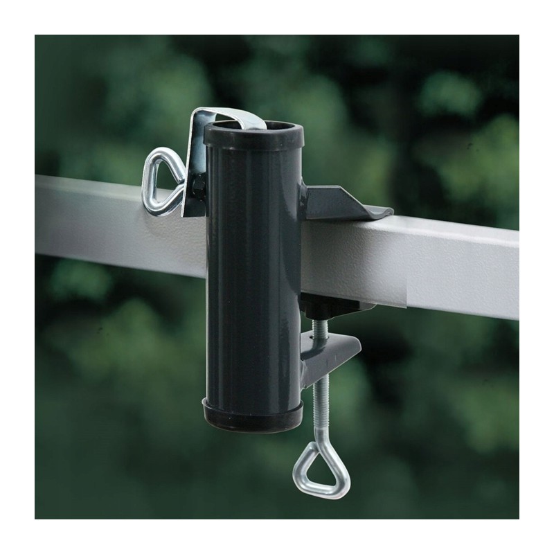 Umbrella holder for balcony railing anthracite 35mm