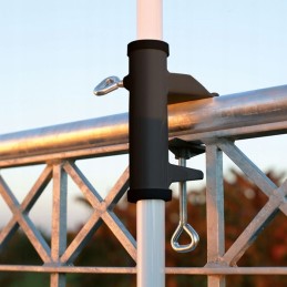 Umbrella holder for balcony railing anthracite 35mm