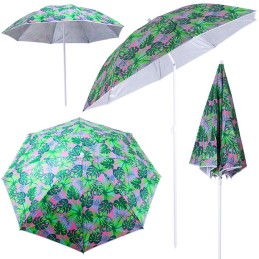 Garden beach umbrella balcony adjustable foldable broken leaves 150cm