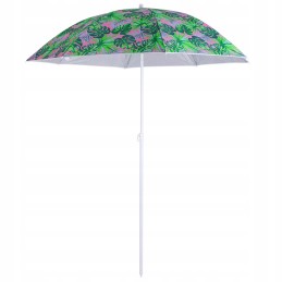 Garden beach umbrella balcony adjustable foldable broken leaves 150cm