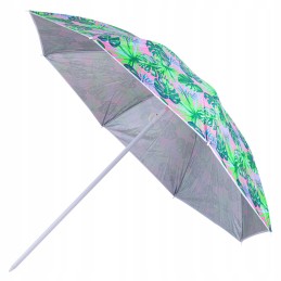 Garden beach umbrella balcony adjustable foldable broken leaves 150cm