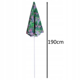 Garden beach umbrella balcony adjustable foldable broken leaves 150cm