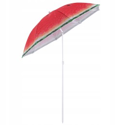 Garden beach umbrella large adjustable foldable broken 150cm watermelon
