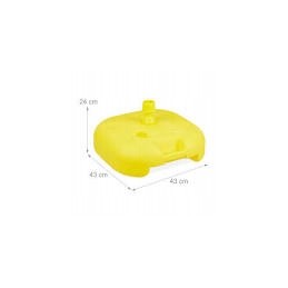 Umbrella base relaxdays yellow