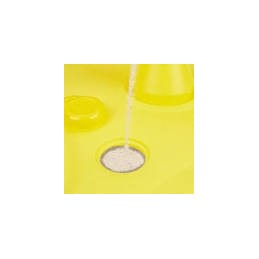 Relaxdays skėčio pagrindas yra geltonas