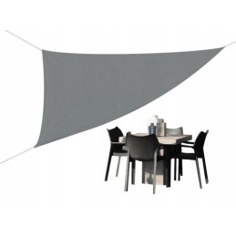 Sunshade triangle gray 3 6x3 6x3 6m