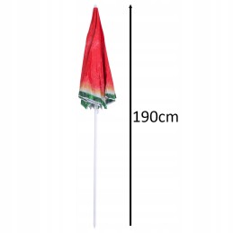 Adjustable beach garden umbrella with tilt function