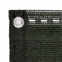 Balcony screen dark green 75x400 cm hdpe