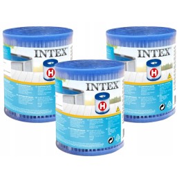 3x h filtro įdėklas intex 29007 baseino siurbliui